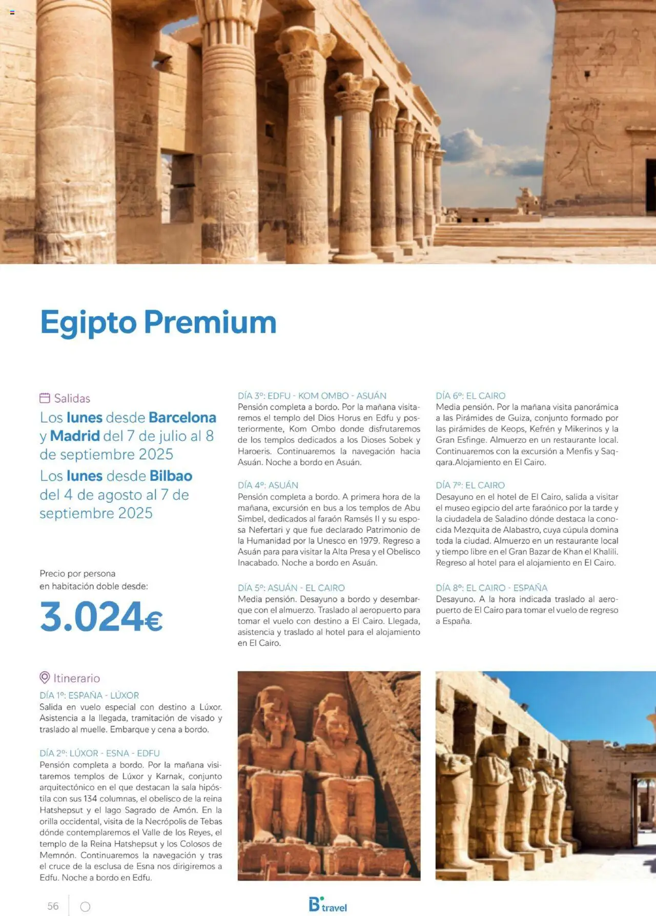 B the travel brand Egipto │ válido desde el 01.07.2025 | Página: 56