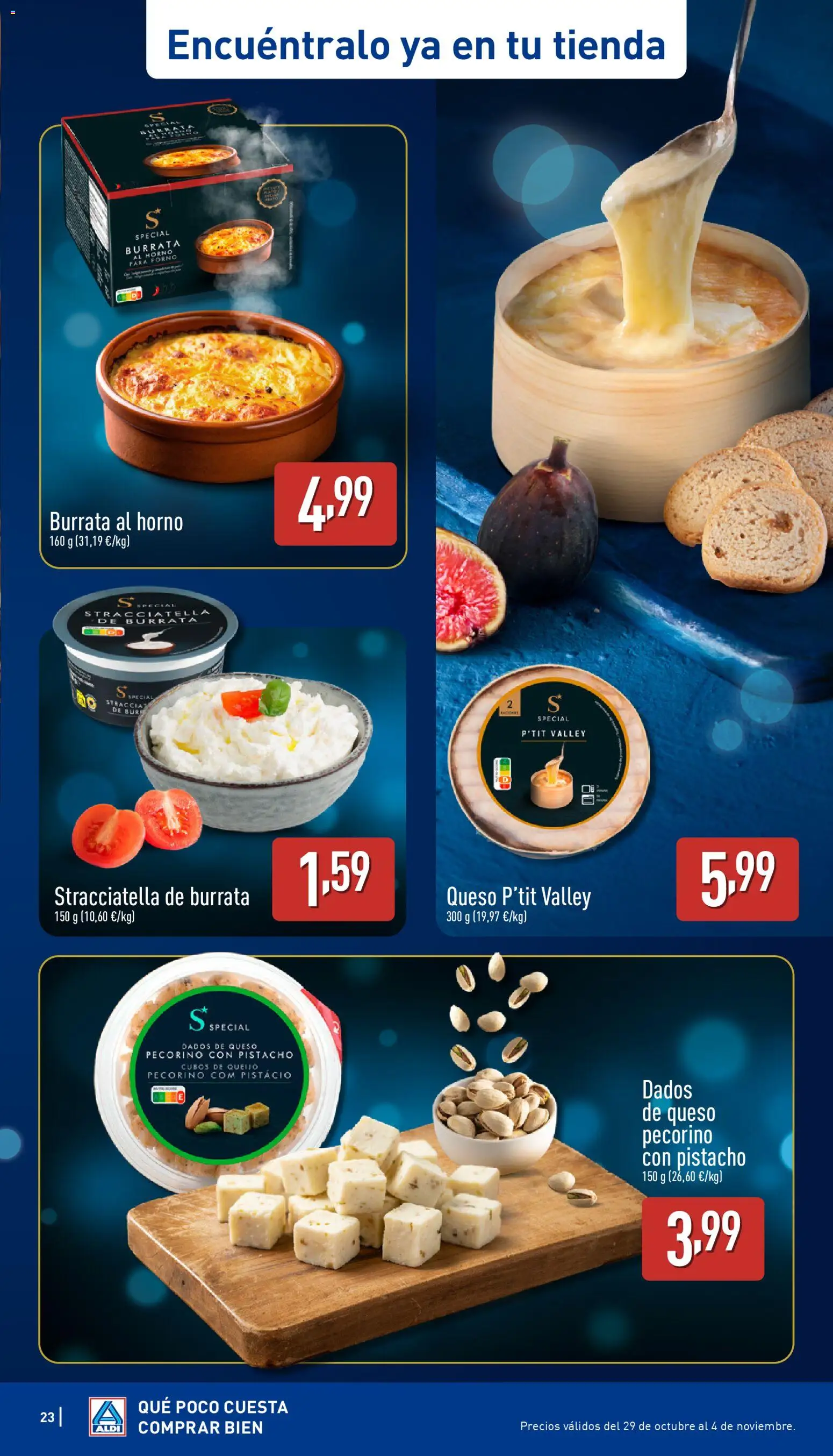 Aldi folleto Península │ válido desde el 30.10.2025 | Página: 23 | Productos: Queso, Horno