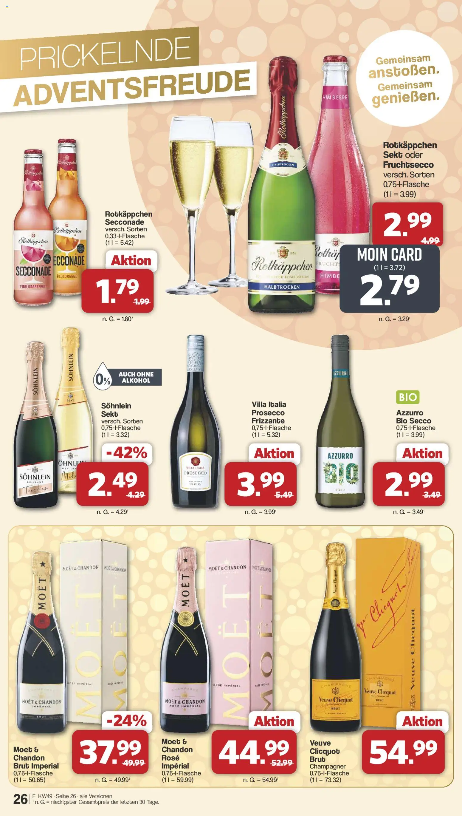 Famila Nordwest Prospekt 	 – gültig ab 01.12.2025 | Seite: 26 | Produkte: Fruchtsecco, Grapefruit, Himbeere, Rotkäppchen