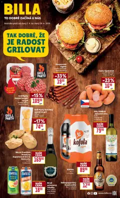 Náhled letáku Billa leták - Grilování  od 07.04.2026