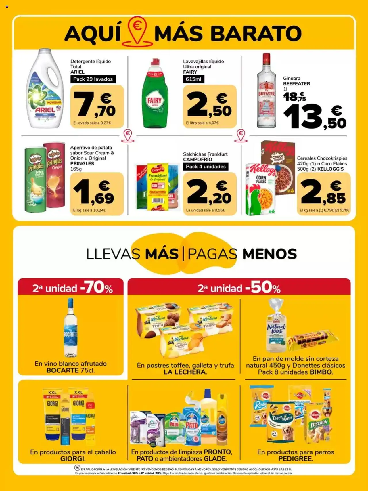 Supeco folleto │ válido desde el 02.10.2025 | Página: 4 | Productos: Detergente, Pan, Vino, Ginebra