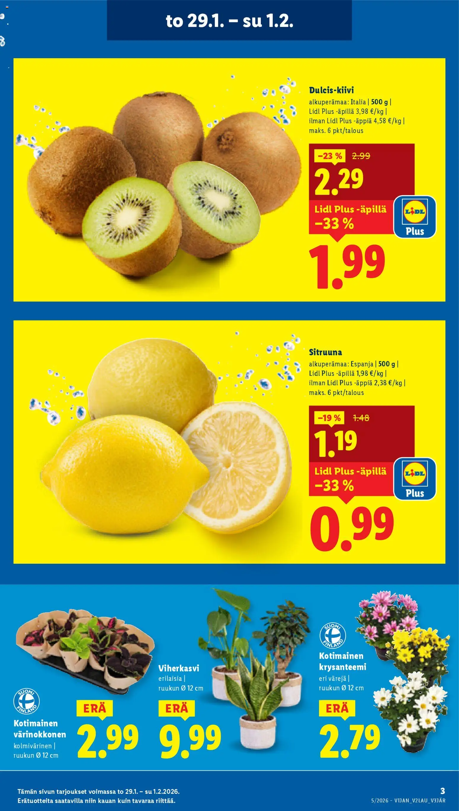 Lidl tarjoukset - Helsinki – voimassa 29.01.2026 alkaen | Sivu: 3