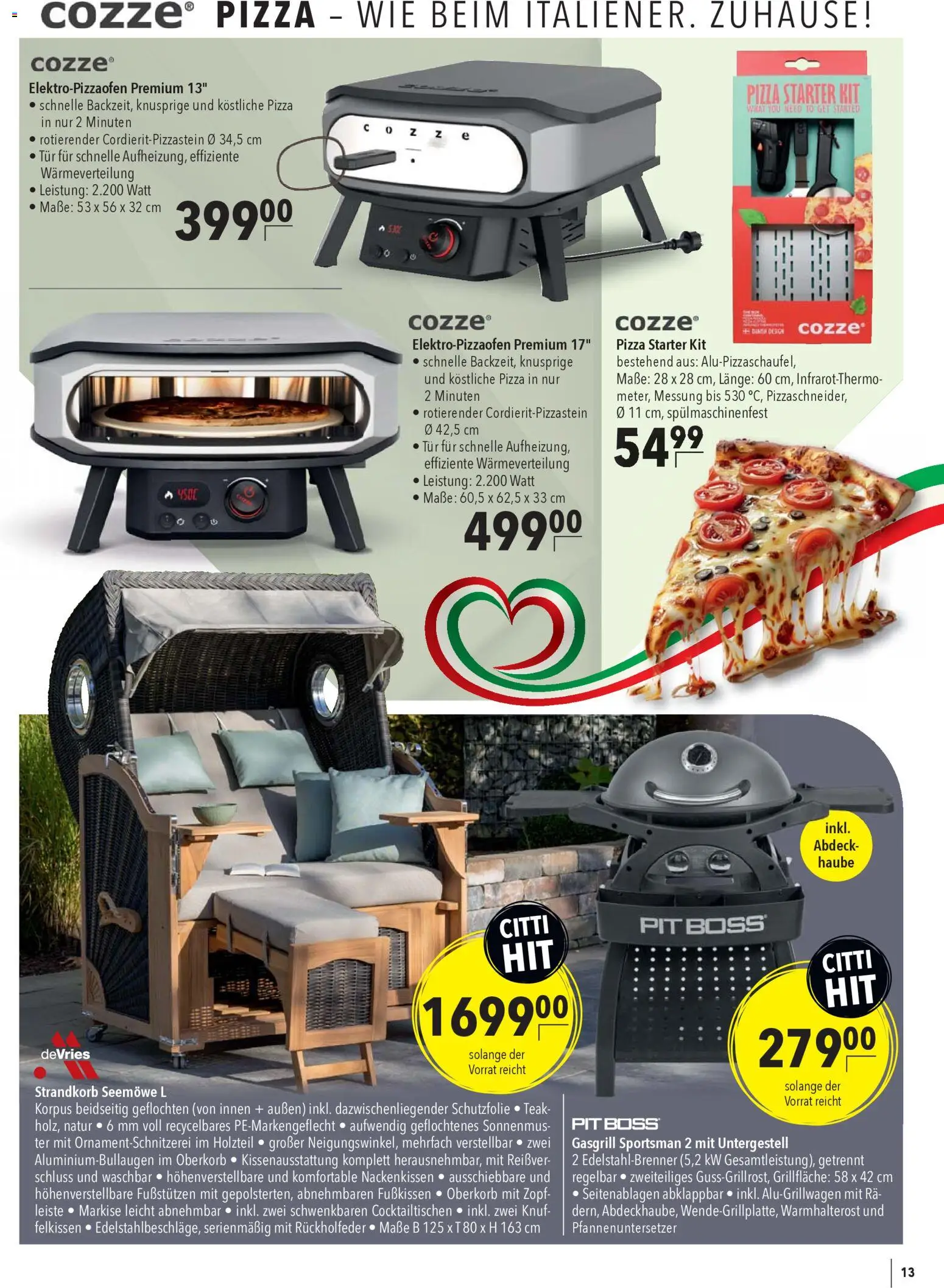 CITTI Markt Markenwelten – gültig ab 25.02.2026 | Seite: 13 | Produkte: Tür, Pizza