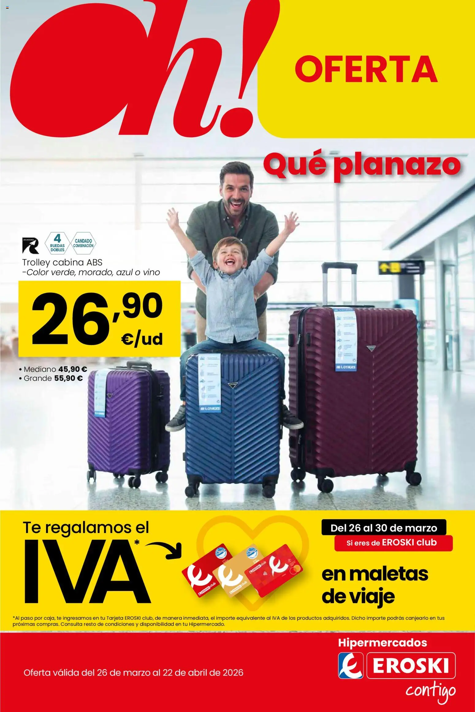 Eroski - Qué planazo │ válido desde el 26.03.2026 | Página: 1 | Productos: Vino, Té