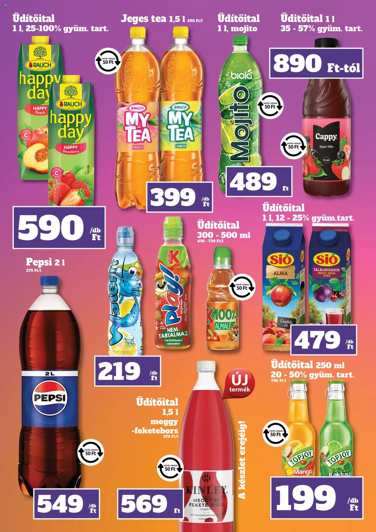 Family Diszkont akciós ujság - amely érvényes a következő dátumtól: 09.04.2026 | Oldal: 12 | Termékek: Lime, Pepsi, Alma, Tea