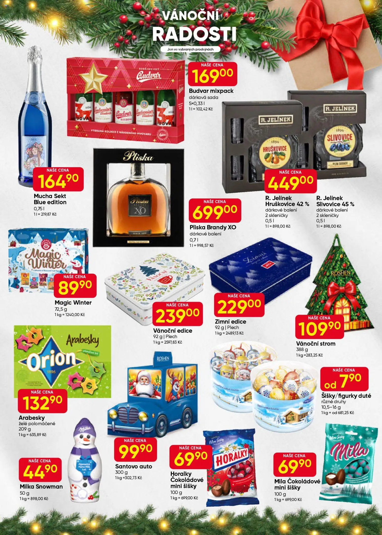 Hruška leták od 17.12.2025 | Strana: 11 | Produkty: Brandy, Plech, Mucha sekt, Jelínek