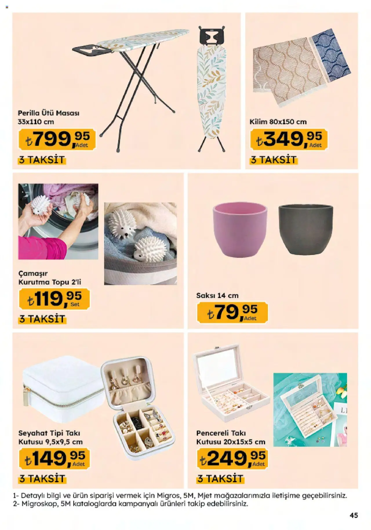 Migros Katalog - 5M Migroskop Dijital - 12.06.2025 tarihinden itibaren geçerlidir | Sayfa: 159 | Ürünler: Ütü masası, Saksı, Ütü