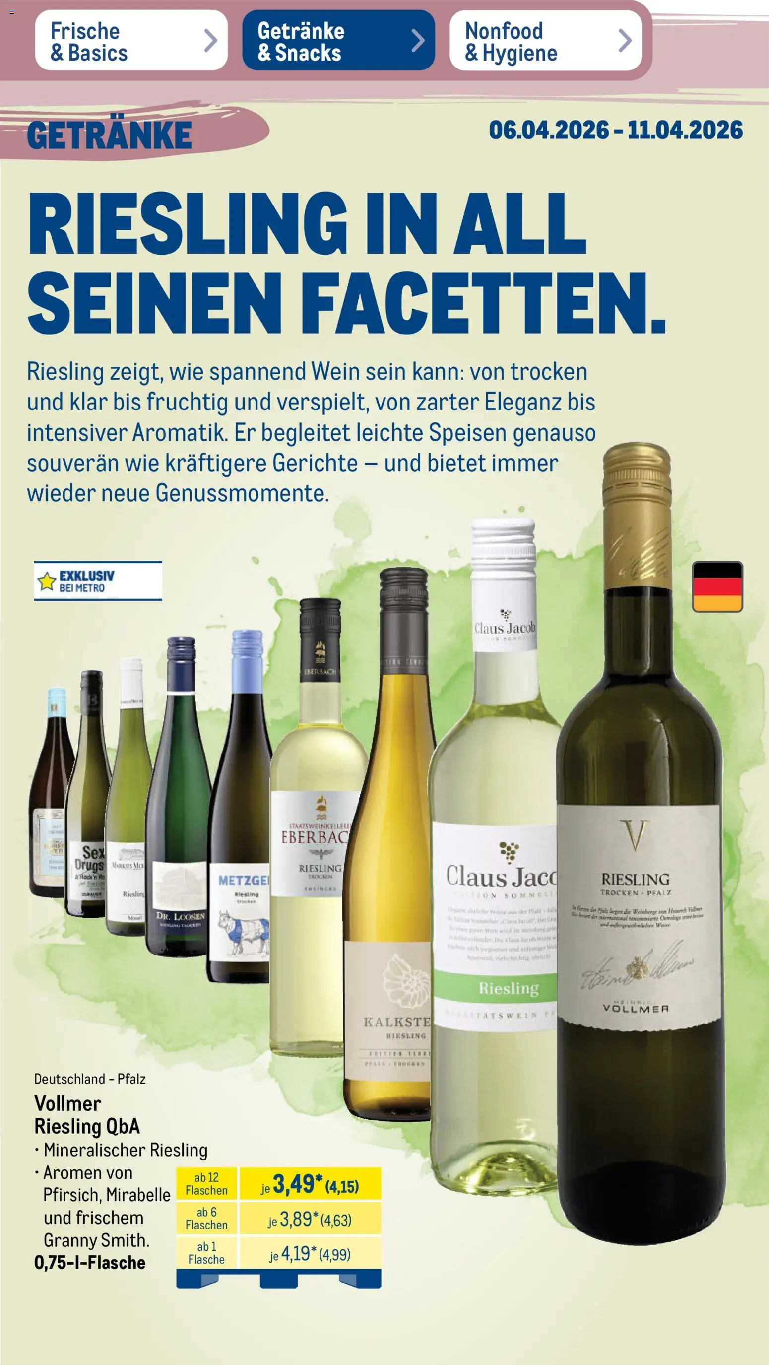 Metro Prospekt 	 – gültig ab 06.04.2026 | Seite: 37 | Produkte: Wein