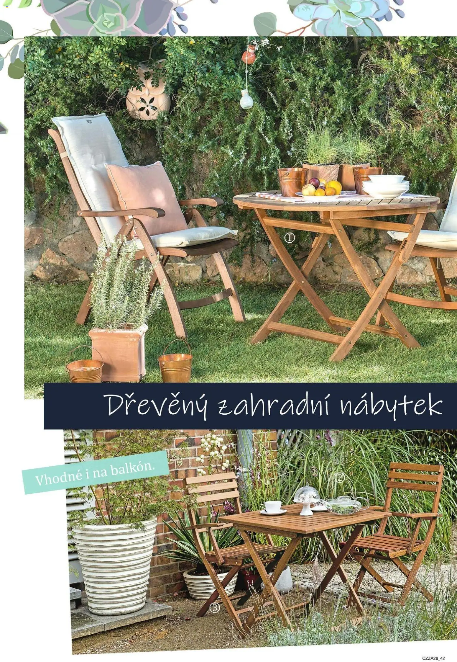 Sconto nábytek katalog - Zahradní speciál od 01.01.2026 | Strana: 42 | Produkty: Nábytek, Zahradní nábytek