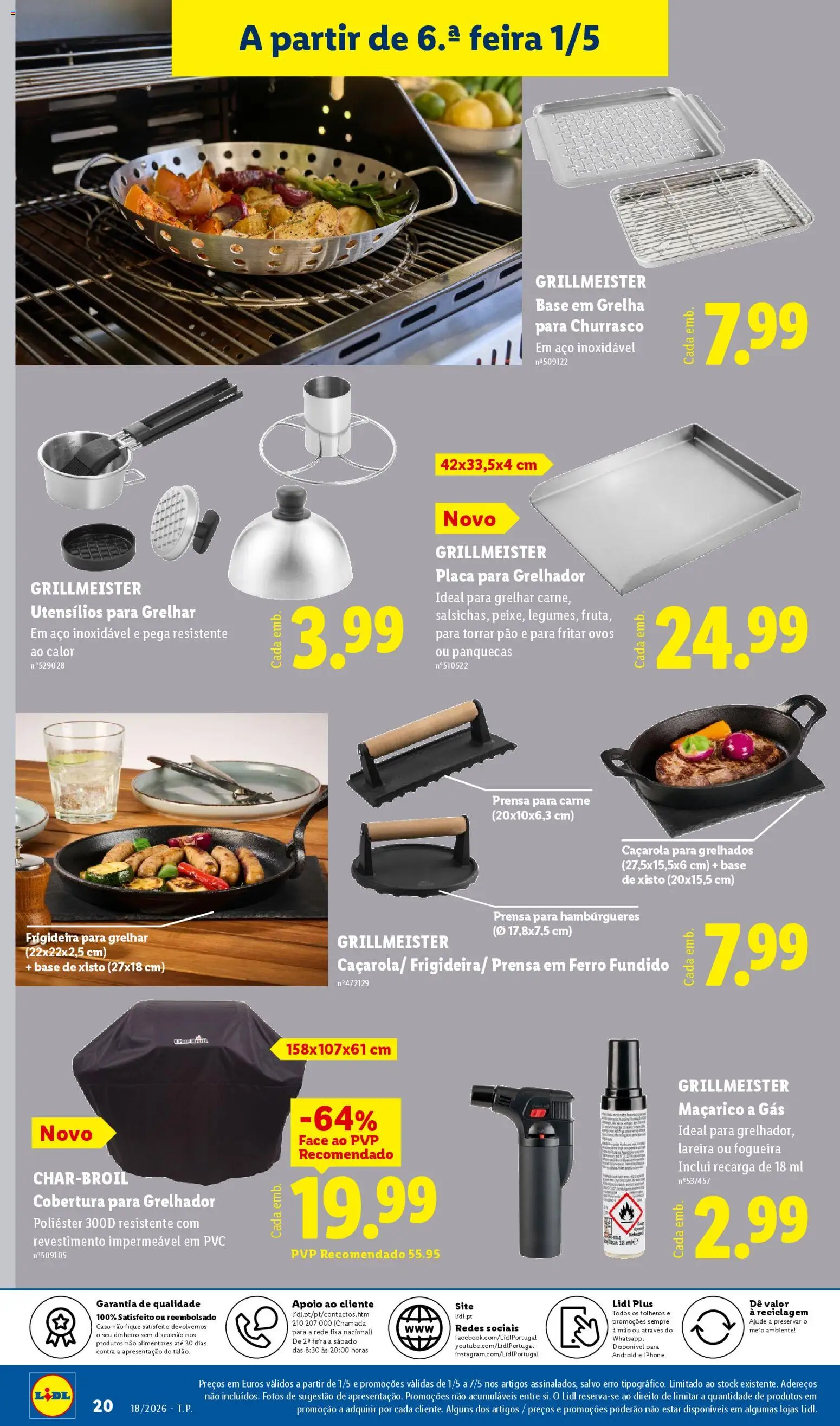 Lidl Novidades │ válido de 27.04.2026 | Página: 20 | Produtos: Ferro, Frigideira, Base, Pão