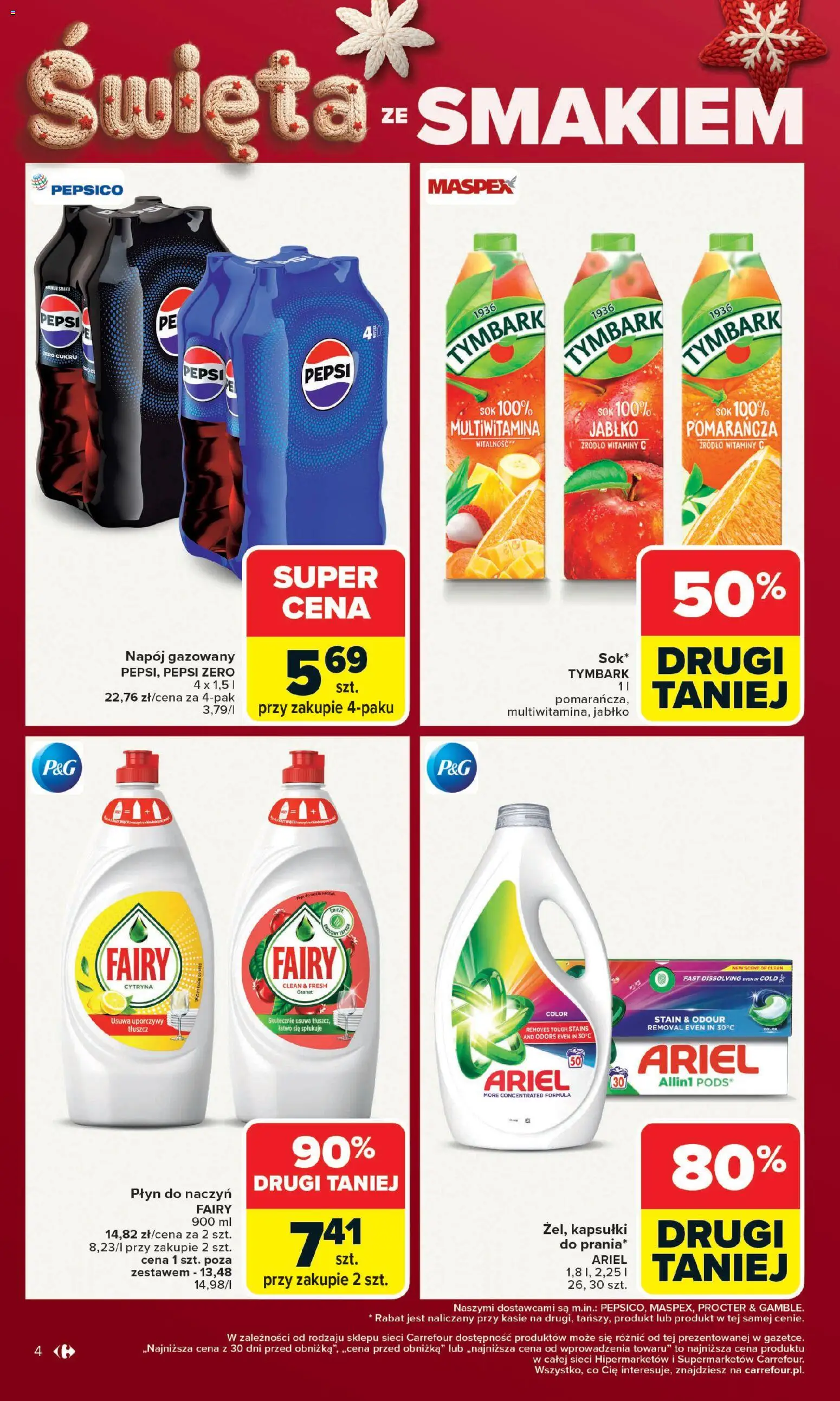 Carrefour Gazetka od 15.12.2025 | Strona: 8 | Produkty: Cytryna, Pepsi, Ariel, Fairy