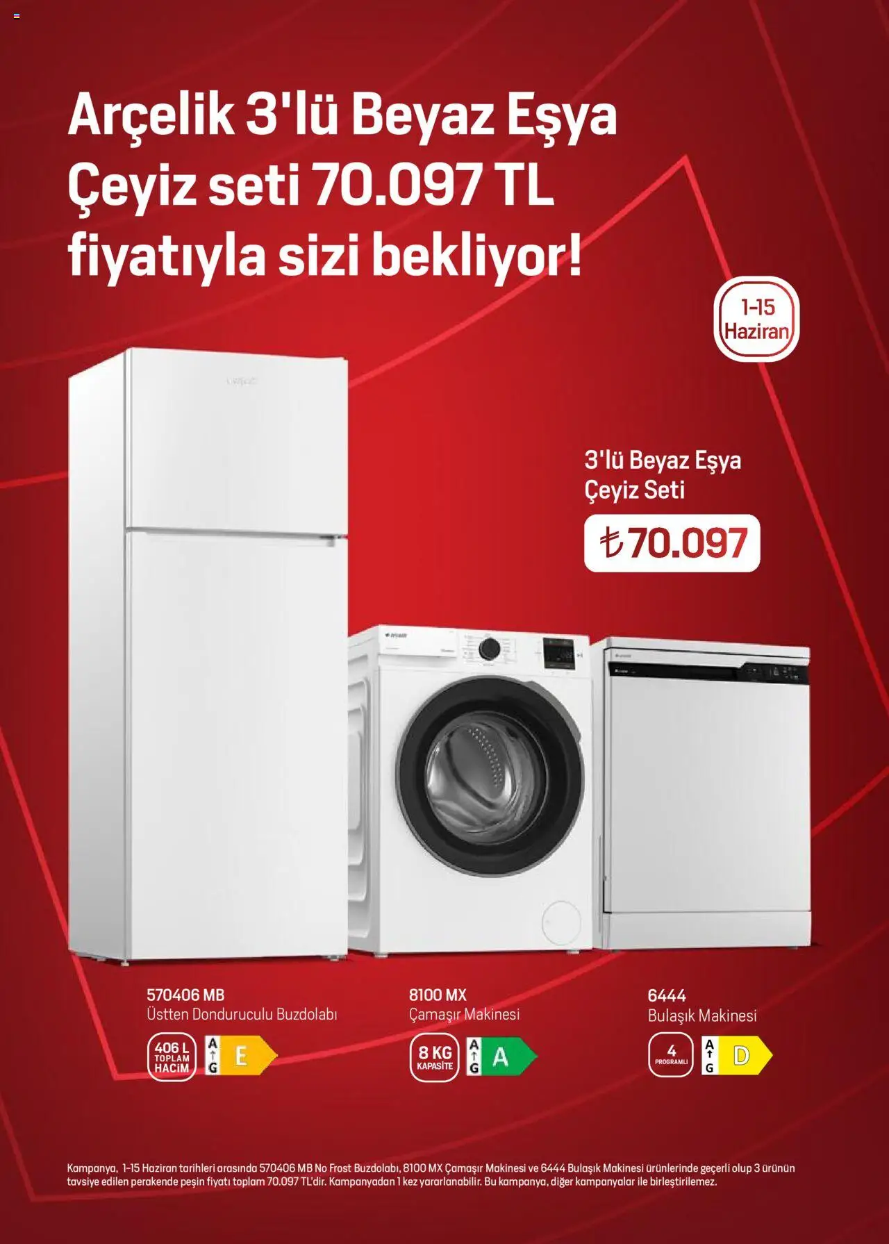 Arçelik Katalog - 01.06.2025 tarihinden itibaren geçerlidir | Sayfa: 23 | Ürünler: Buzdolabı, Çamaşır makinesi, Bulaşık makinesi