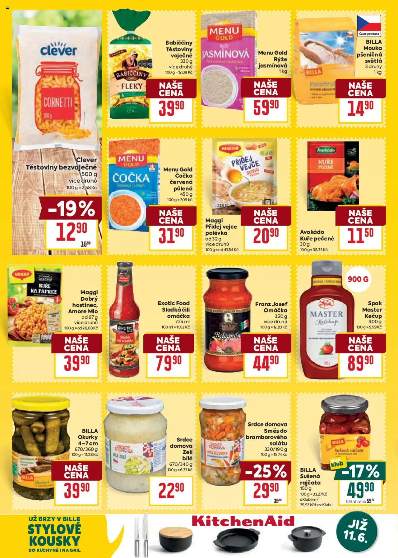 Billa Velký leták od 04.06.2025 | Strana: 24 | Produkty: Čočka, Vejce, Rajčata, Zelí
