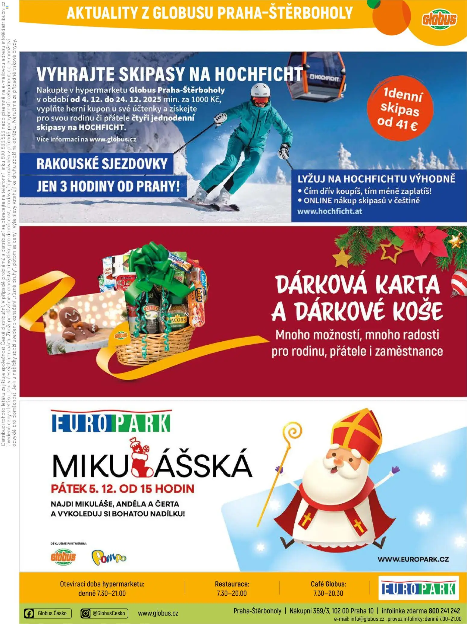 Globus leták - Praha-Štěrboholy  od 03.12.2025 | Strana: 42 | Produkty: Globus, Hodiny, Dárkové koše