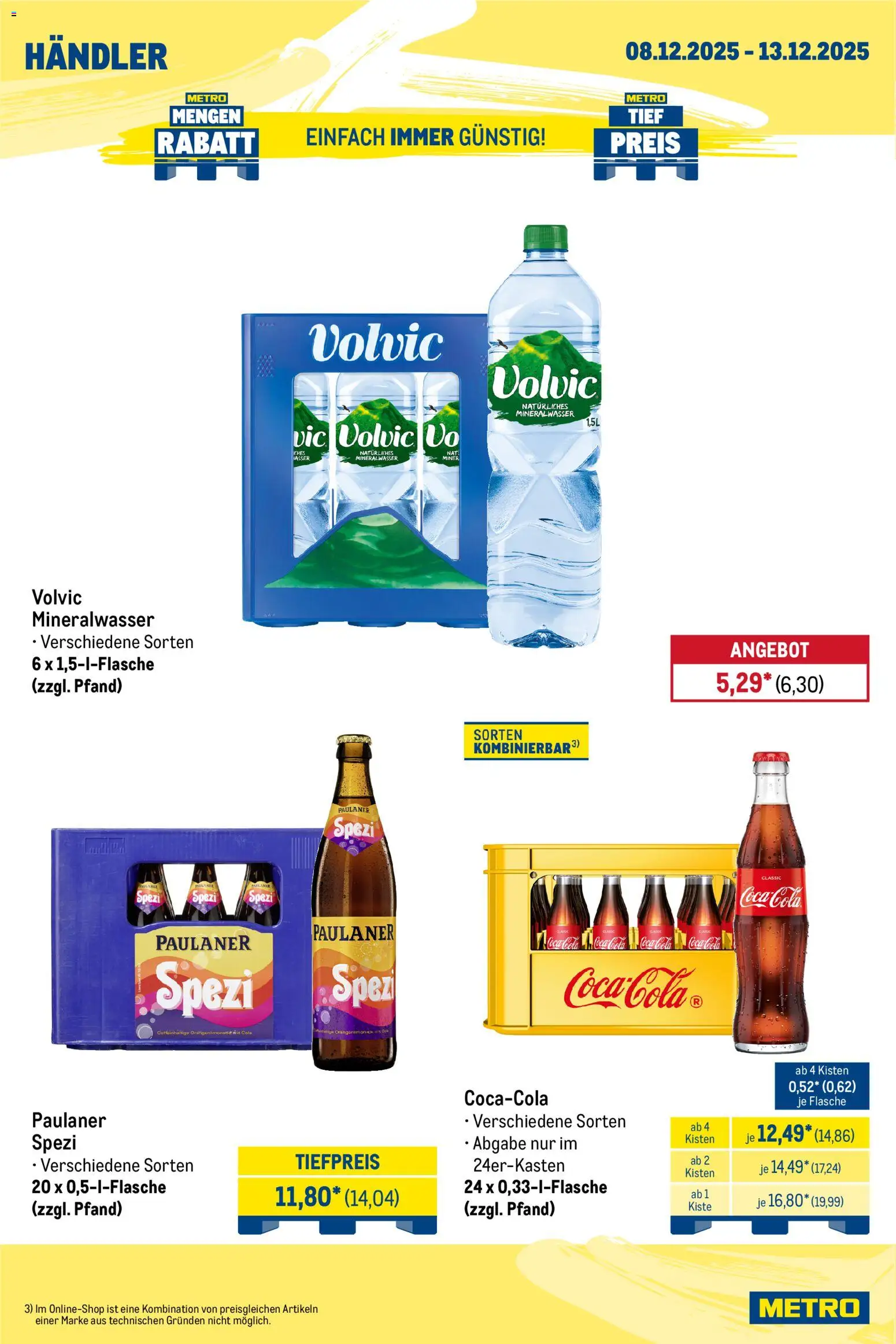 Metro Wochen-Angebote Händler – gültig ab 15.12.2025 | Seite: 4 | Produkte: Milch, Lindt