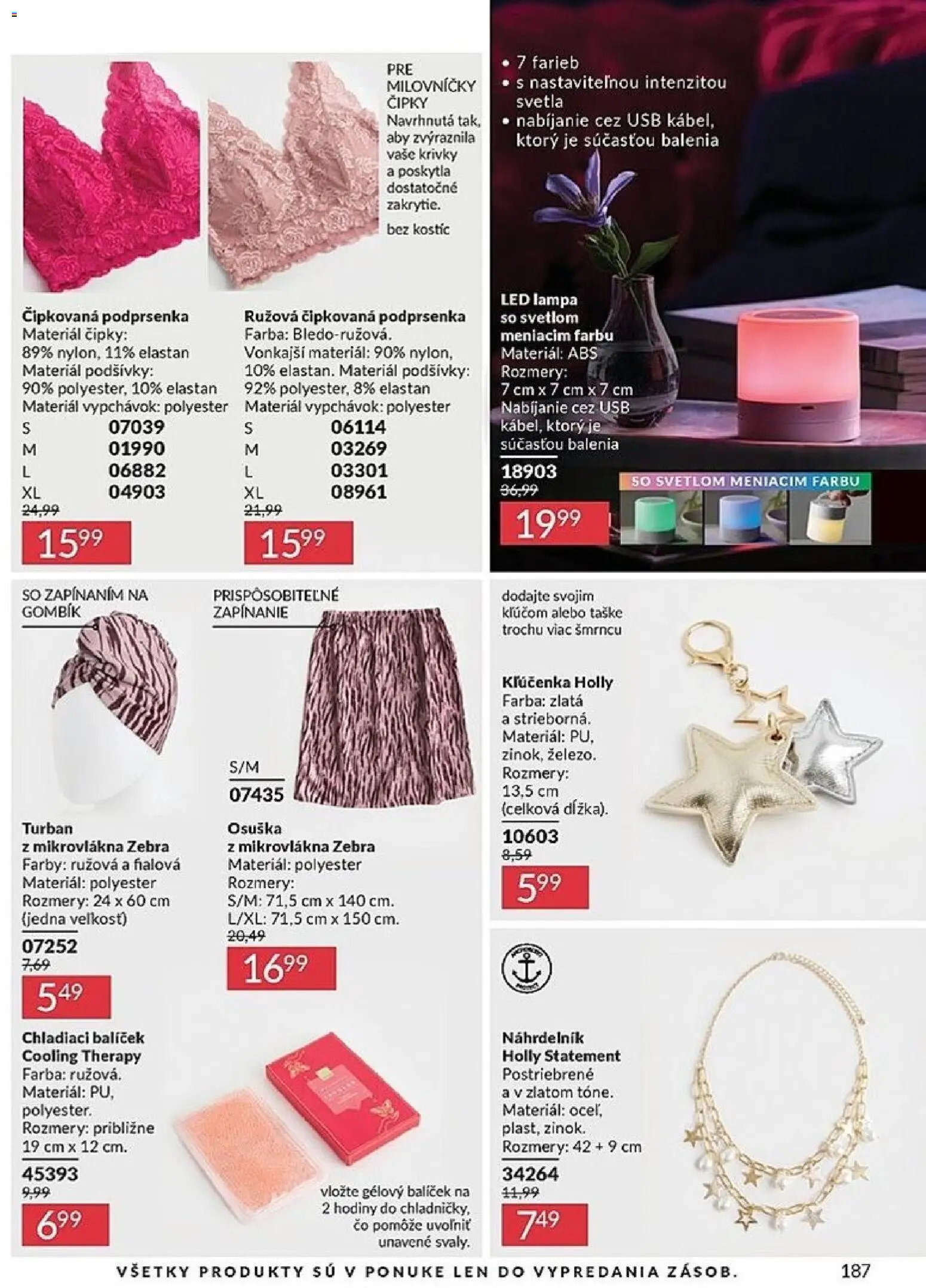 Nové Avon akcie – leták je platný od 01.12.2025 | Strana: 187 | Produkty: Lampa, Led lampa, Hodiny, Led