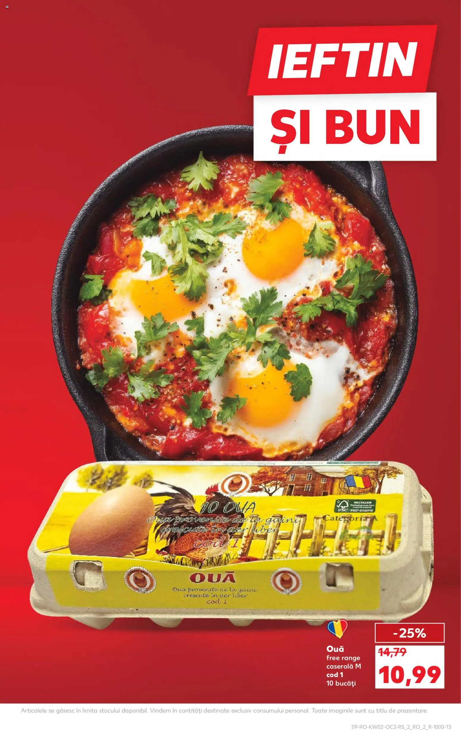 Noul catalog Kaufland – valabil de la 07.01.2026 | Pagină: 9 | Produse: Ouă