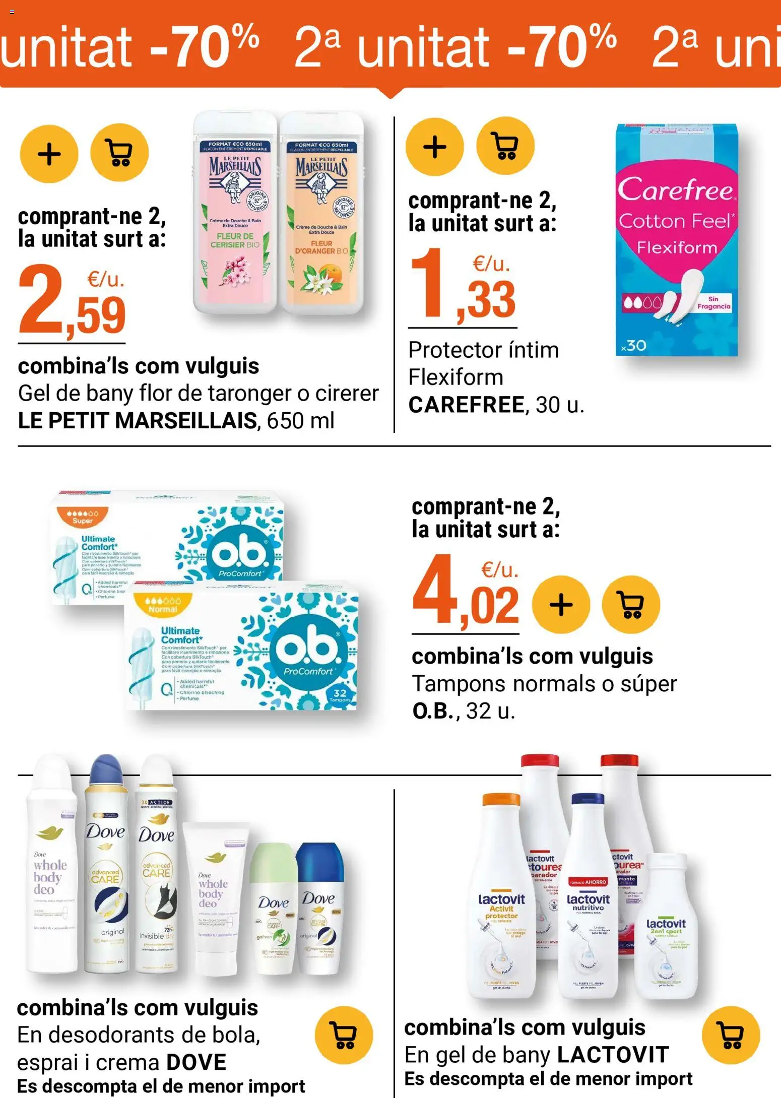 Bonpreu folleto │ válido desde el 21.04.2026 | Página: 28 | Productos: Fragancia, Crema, Body, Ducha