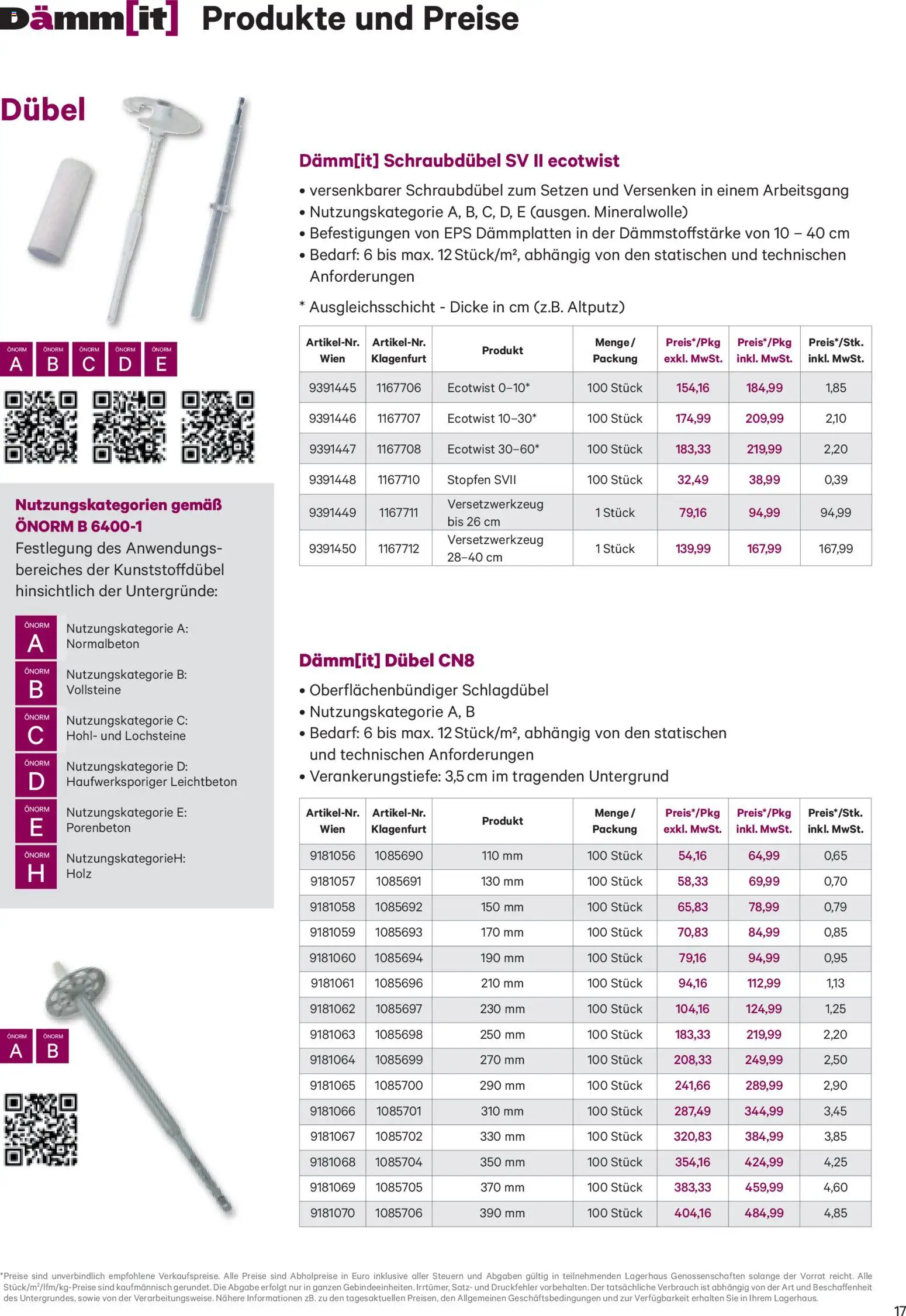 Lagerhaus Dämm[it] Folder gültig ab 02.01.2026 | Seite: 17