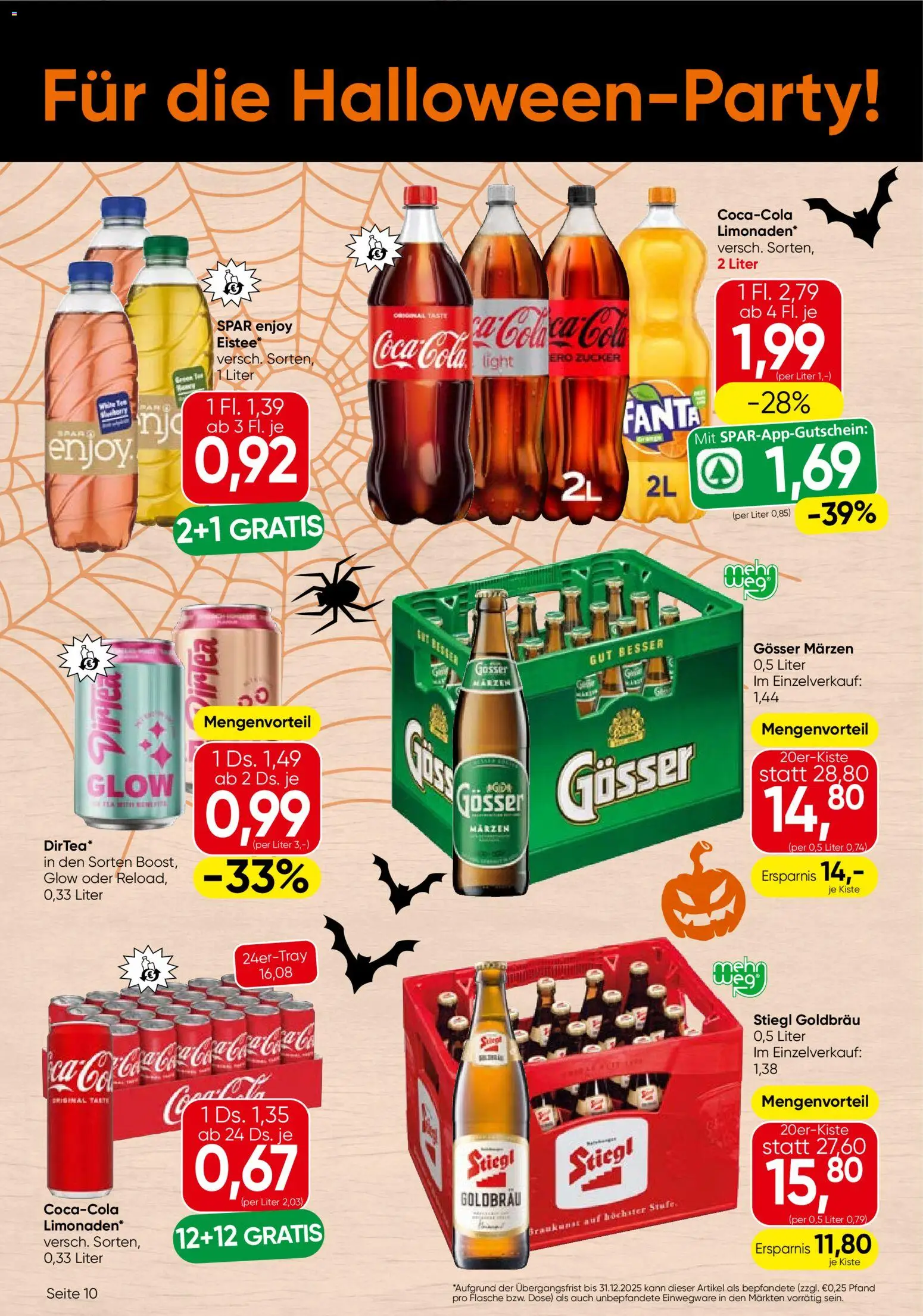 Eurospar Flugblatt gültig ab 23.10.2025 | Seite: 10 | Produkte: Zucker