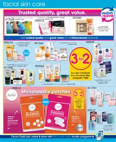 Clicks specials catalogue – valid from 22.01.2026 | Page: 12 | Products: Agua con gas, Switch, Cream, Day cream