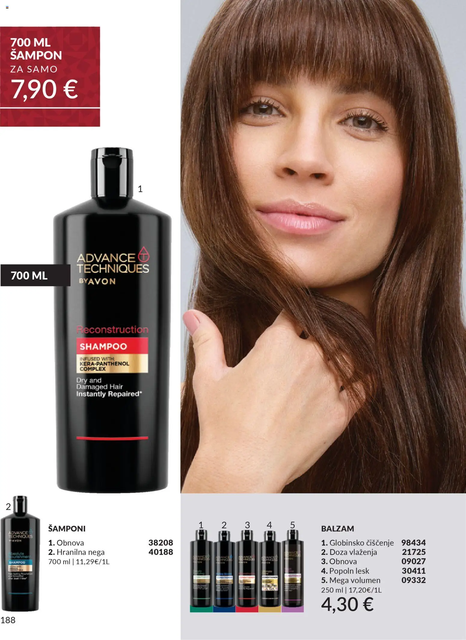 Novi Avon katalog ponudbe – veljaven od 01.10.2025 | Stran: 188 | Izdelki: Sampon