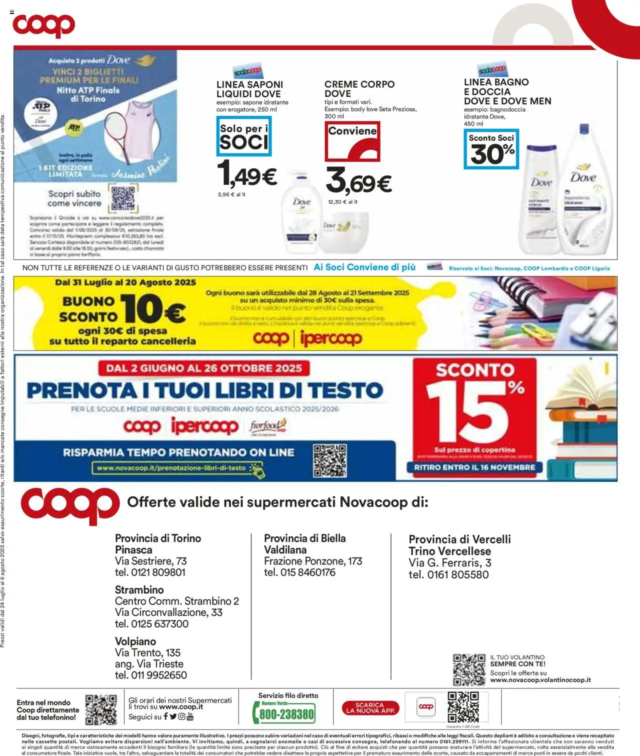 Volantino COOP del 24.07.2025 | Pagina: 20 | Prodotti: Sapone, Tè, Body, Doccia
