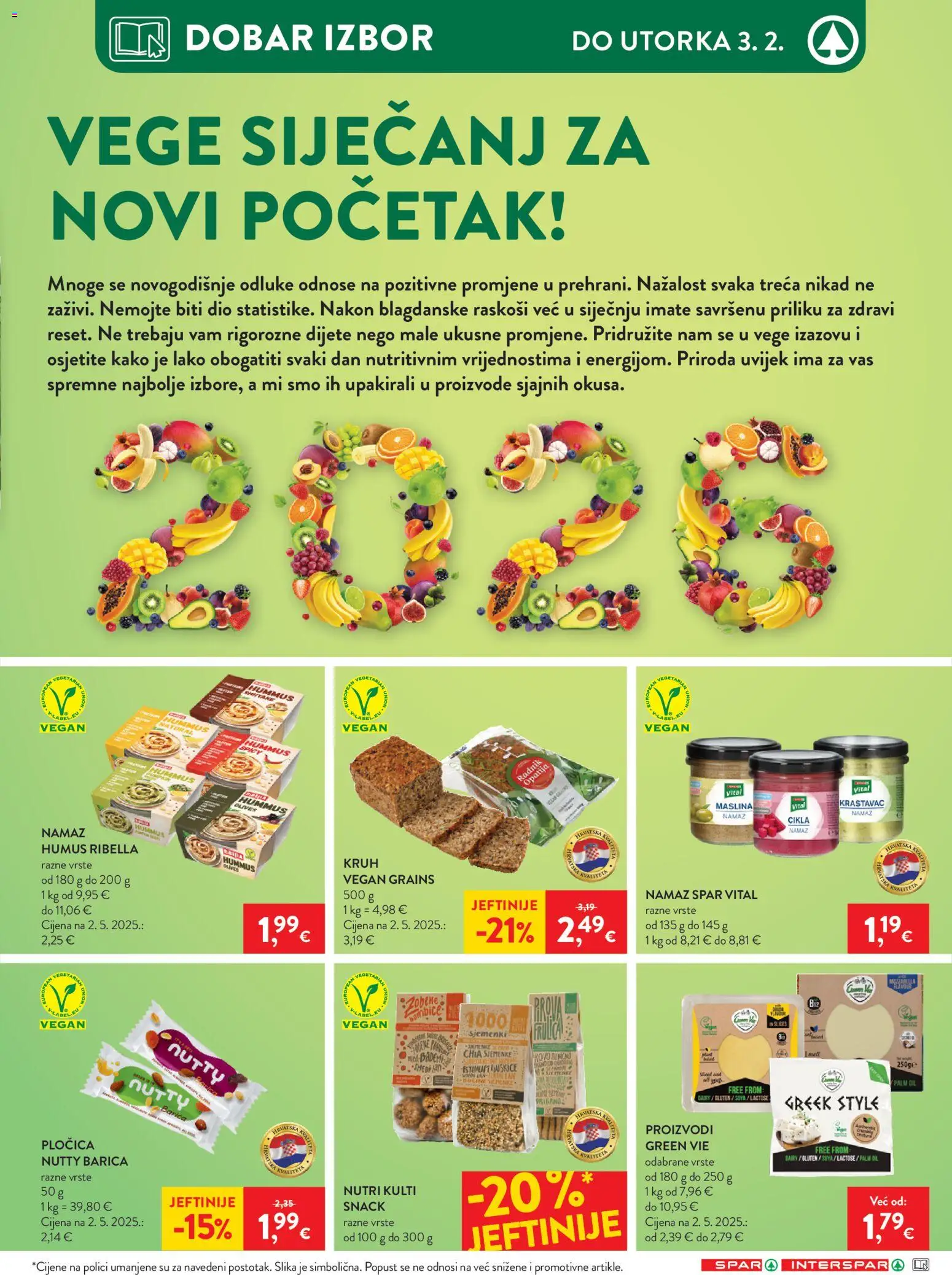 Spar katalog | vrijedi od 28.01.2026 | Stranica: 6 | Proizvodi: Kruh, Krastavac, Vegeta, Namaz
