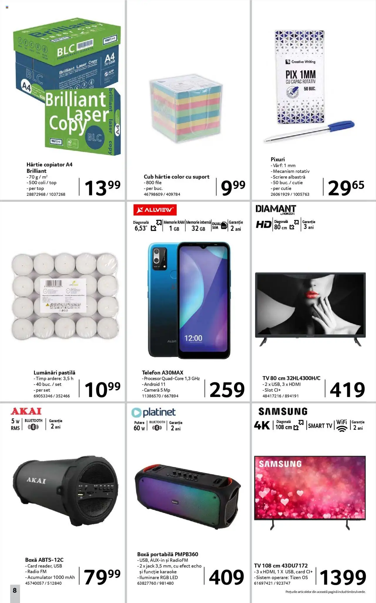 Noul catalog Selgros – valabil de la 19.09.2025 | Pagină: 8 | Produse: Memorie, Usb, Top, Boxă portabilă