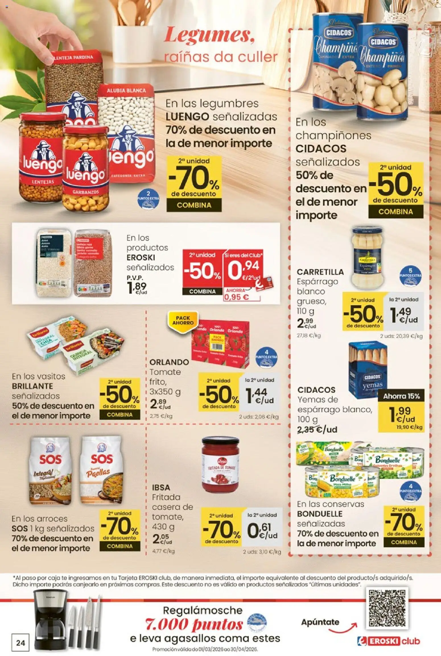 Eroski Quieres ahorrar conmigo │ válido desde el 26.03.2026 | Página: 24 | Productos: Té, Caja