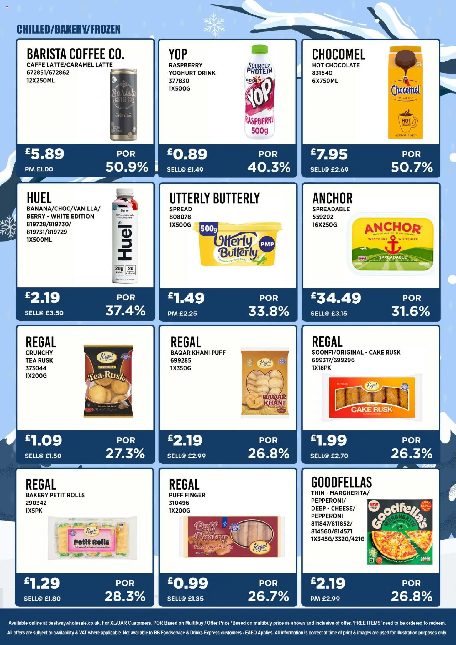 {H1} | Page: 11 | Products: Yoghurt, Coffee, Chocolate, Papier blanc