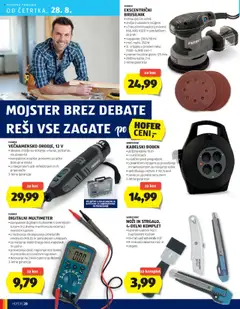 Hofer katalog │ velja od 21.08.2025 | Stran: 28 | Izdelki: Nož, Orodje, Kos, Brusilnik