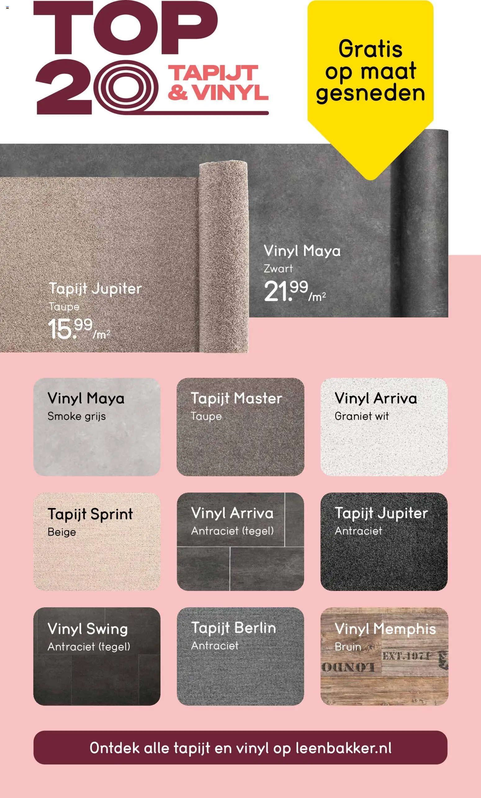 {H1} | Pagina: 31 | Producten: Tapijt