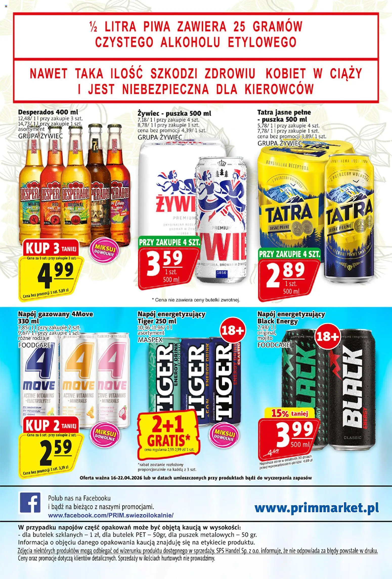 Prim Market gazetka od 16.04.2026 | Strona: 16 | Produkty: Piwo
