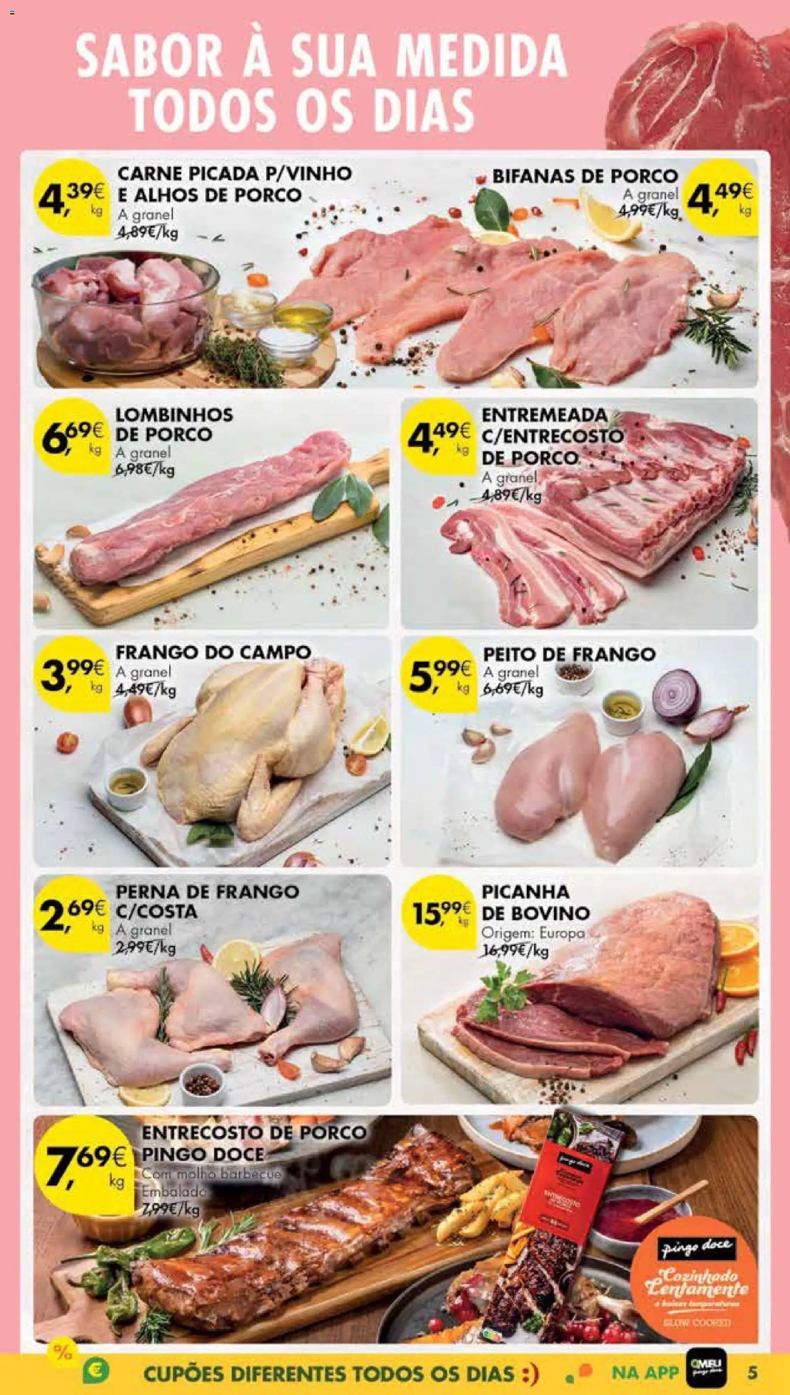 Pingo Doce Poupe Esta Semana Madeira │ válido de 02.12.2025 | Página: 5 | Produtos: Peito de frango, Frango, Carne picada, Carne