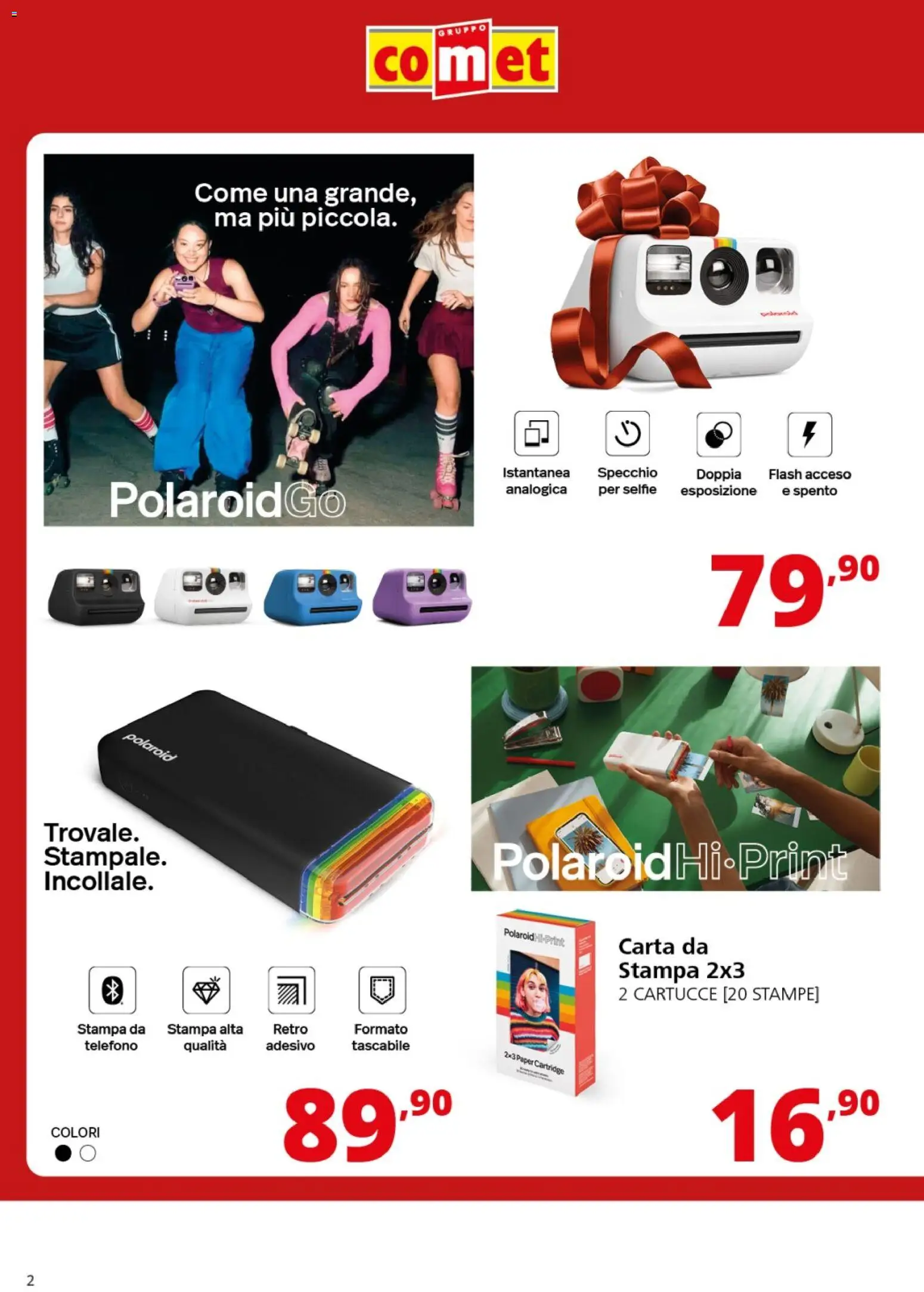 Volantino Comet del 24.11.2025 | Pagina: 2 | Prodotti: Telefono, Stampa, Specchio