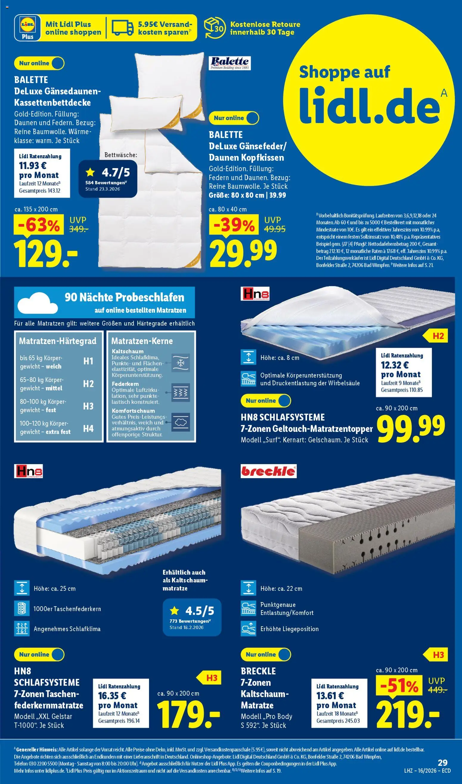 Lidl Německo leták od 13.04.2026 | Strana: 23 | Produkty: Telefon, Deluxe, Body