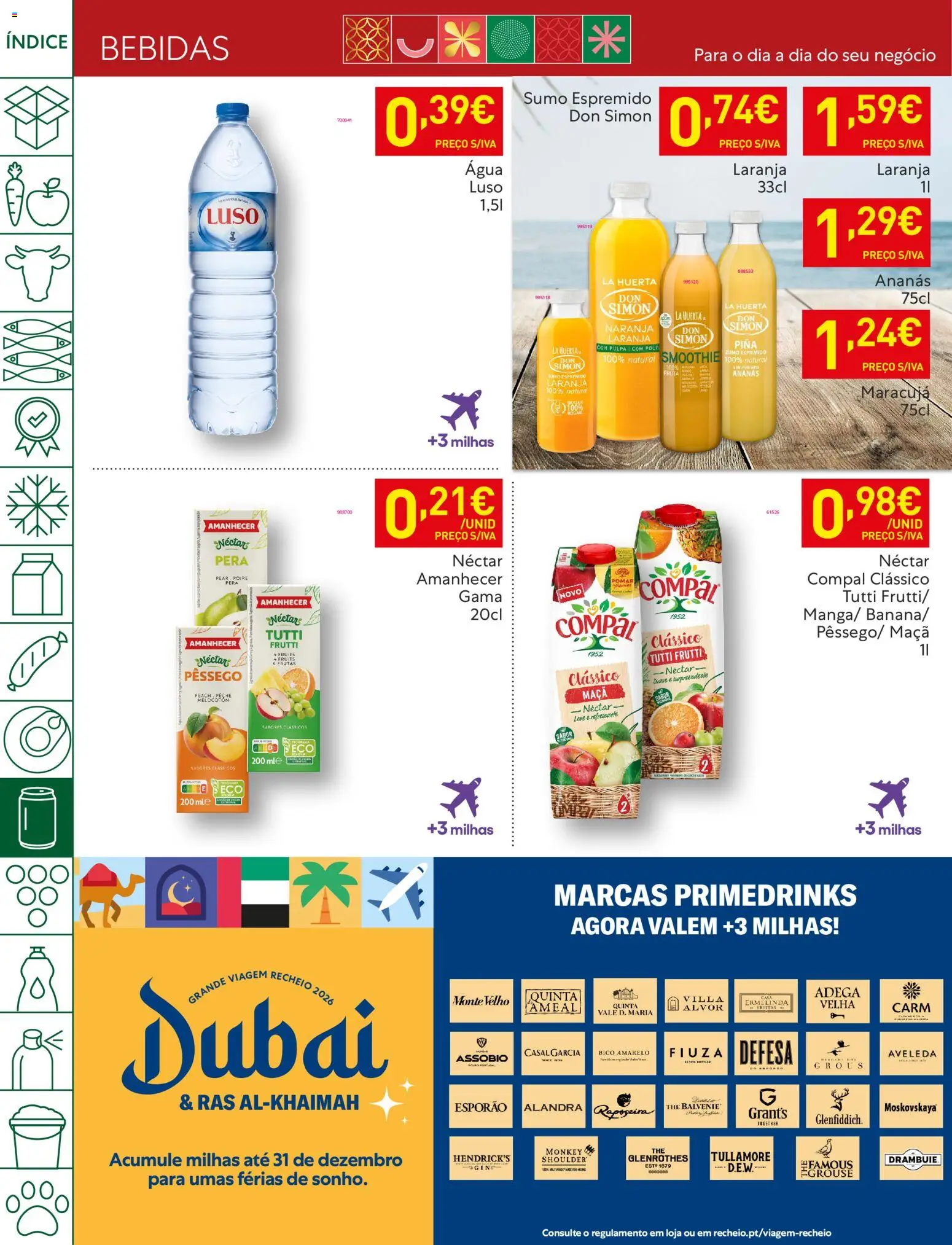 Recheio folheto │ válido de 04.11.2025 | Página: 32 | Produtos: Agua, Maça, Sumo