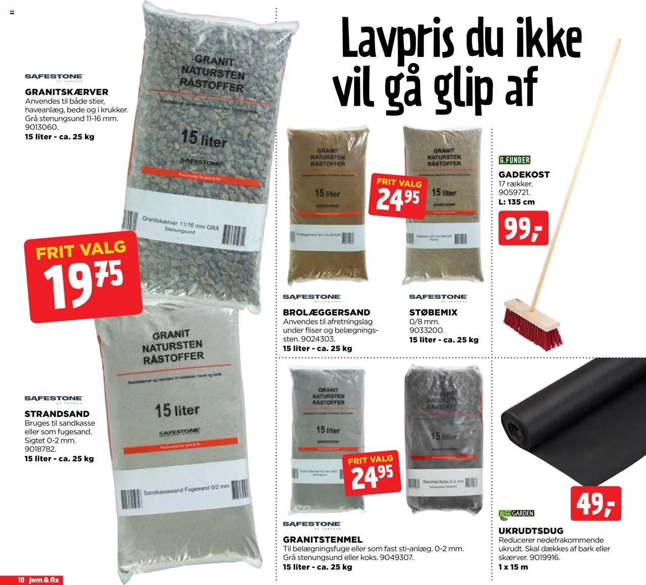 Jem & fix Tilbudsavis gyldig fra 03.08.2025 | Side: 10 | Produkter: Søm