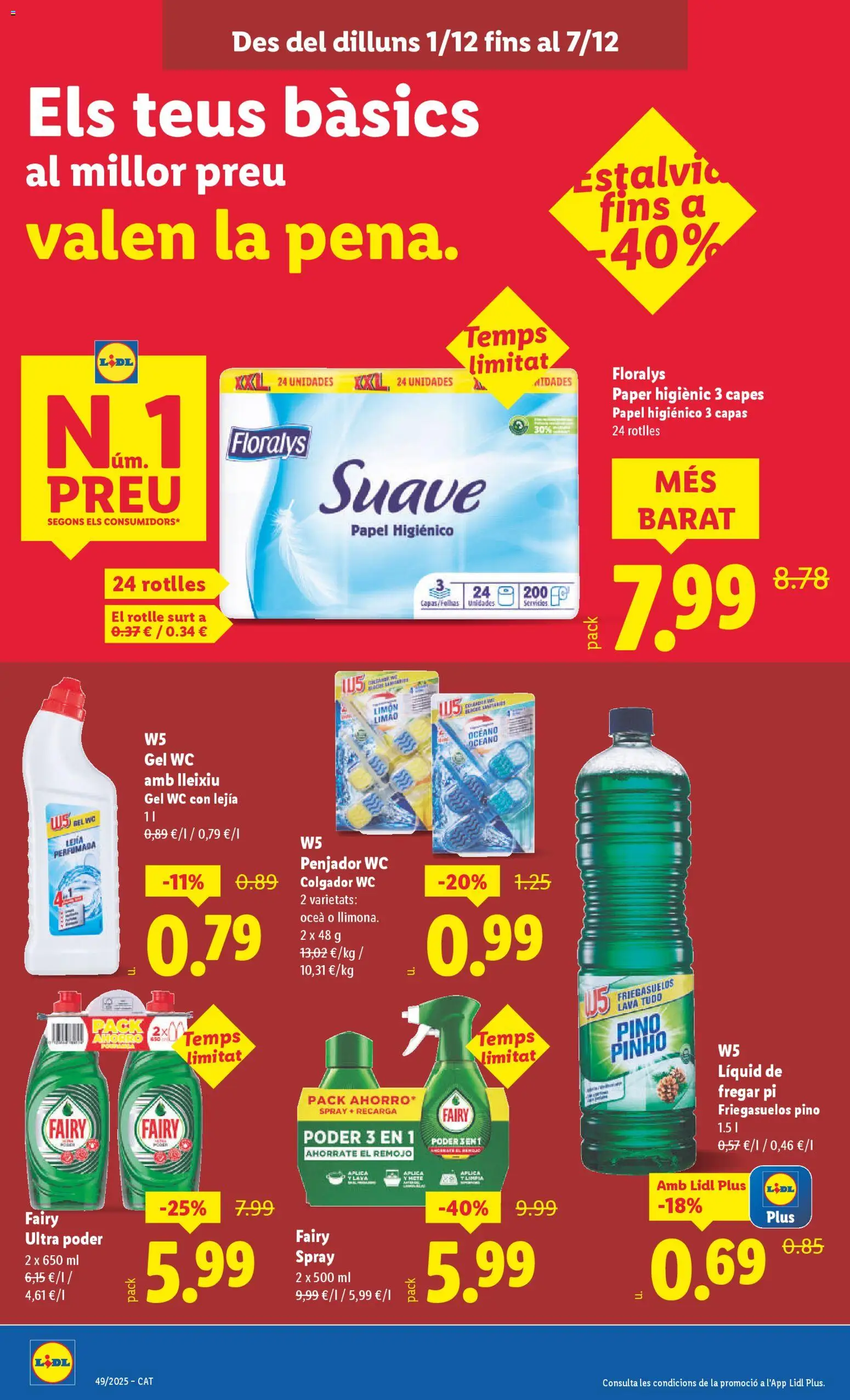 Lidl folleto │ válido desde el 01.12.2025 | Página: 28 | Productos: Papel higienico