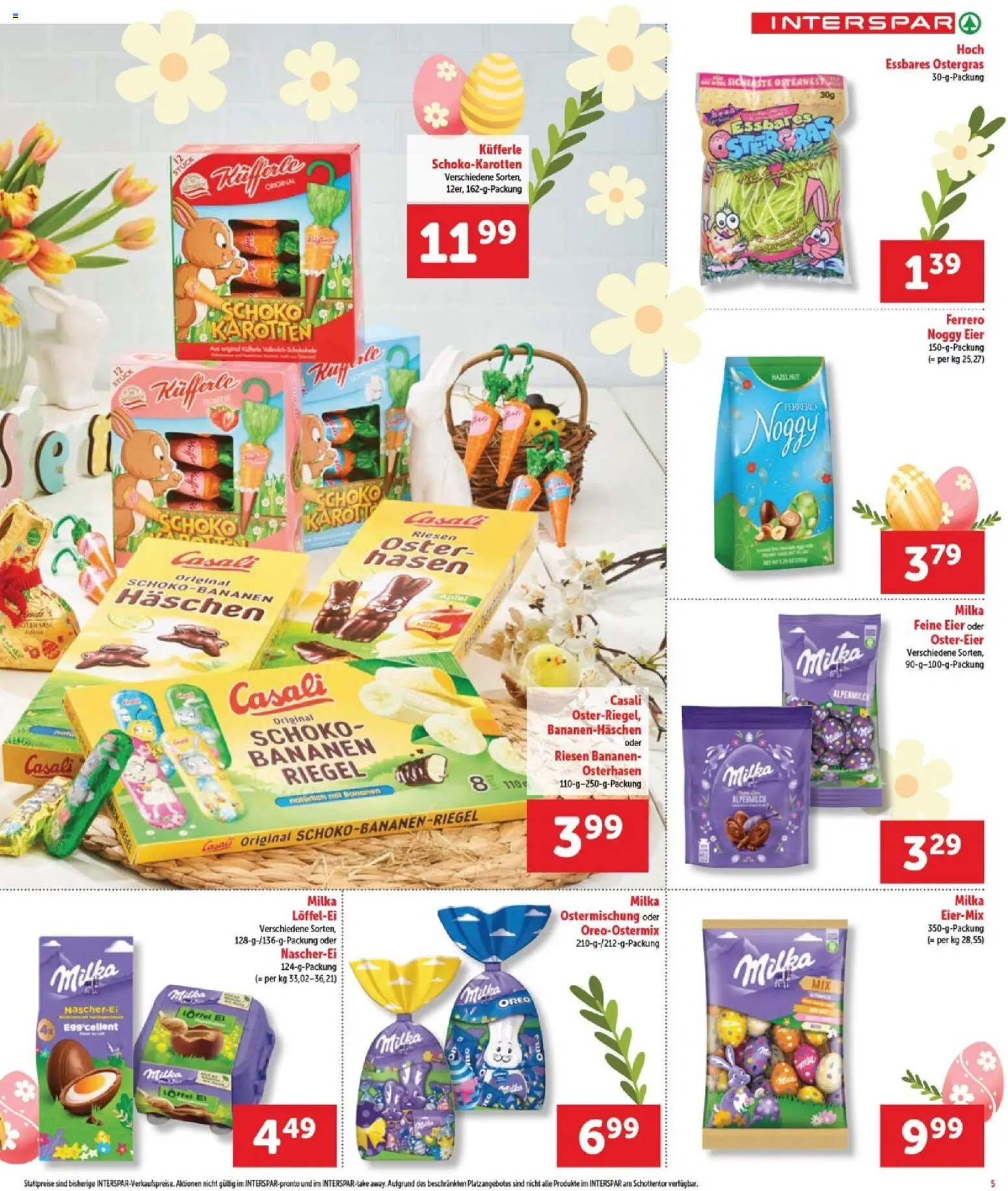 Interspar Flugblatt - Burgenland Nord gültig ab 19.02.2026 | Seite: 5 | Produkte: Eier, Bananen