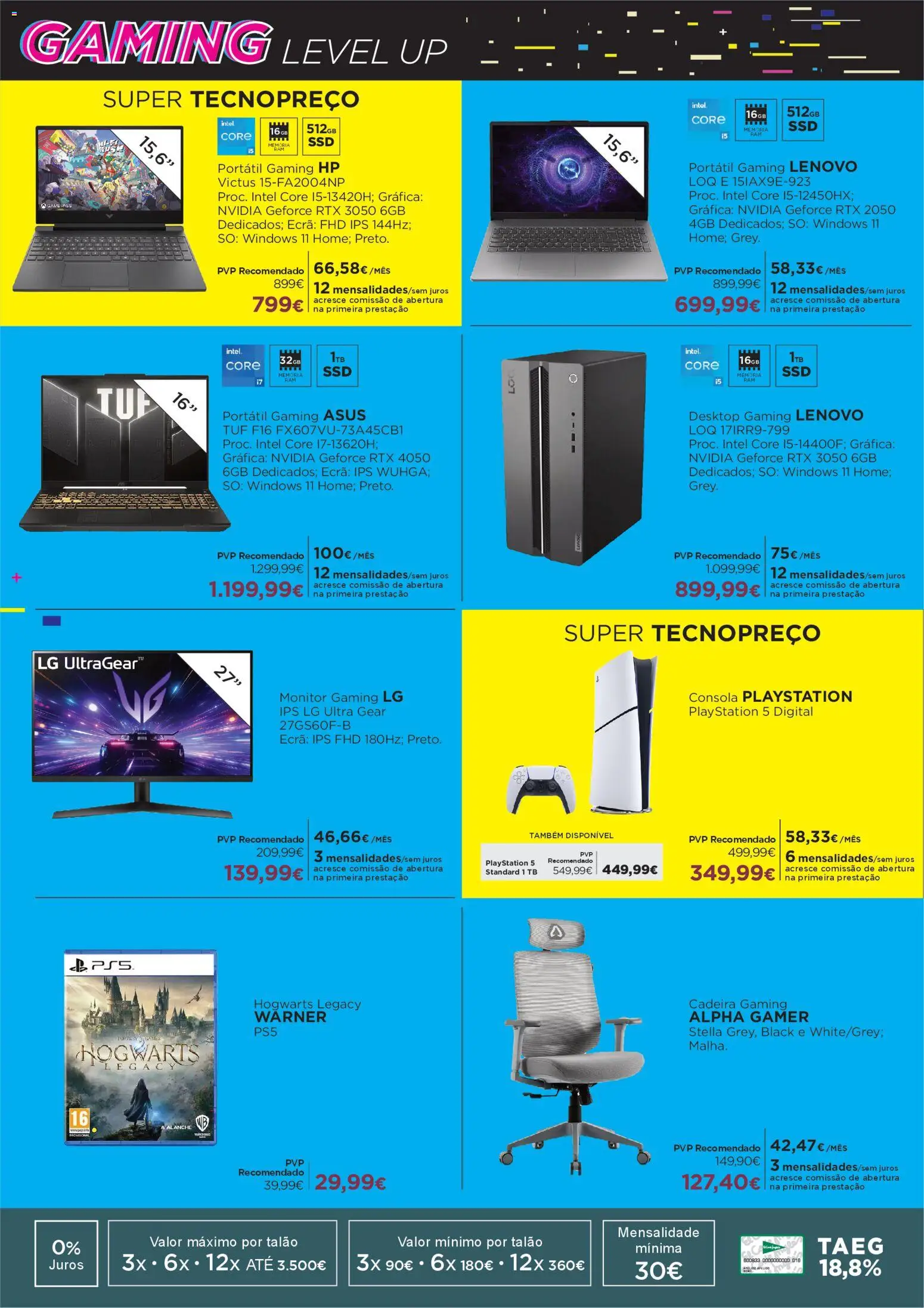 El Corte Ingles folheto │ válido de 05.12.2025 | Página: 8 | Produtos: Monitor, Playstation, Cadeira