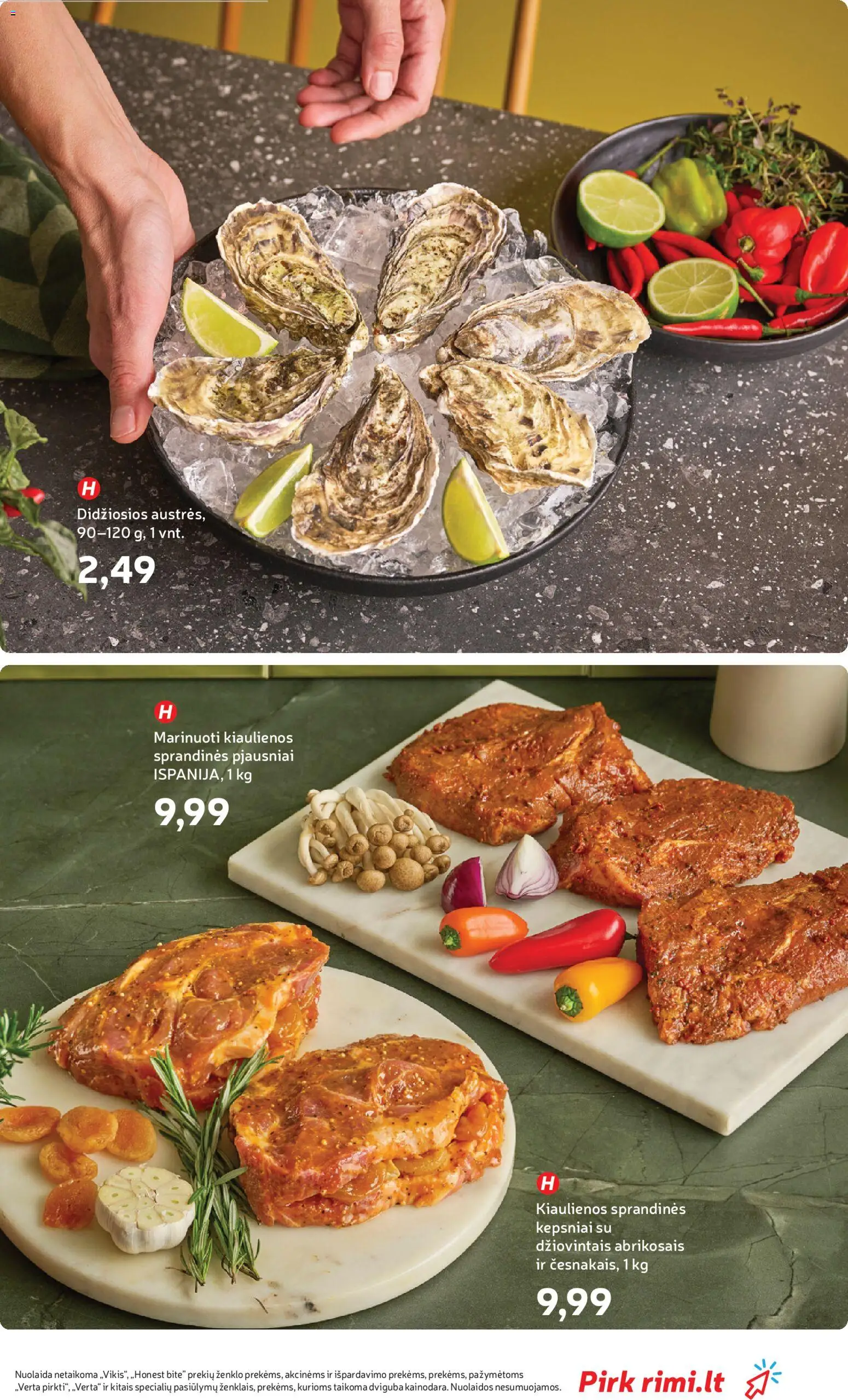 Rimi akcijos nuo 29.12.2025 | Puslapis: 3 | Prekių: Kiaulienos