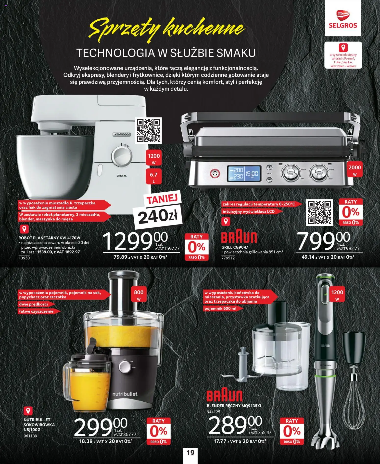 Selgros cash&carry Gazetka - Premium Nonfood od 04.12.2025 | Strona: 6 | Produkty: Blender ręczny, Sokowirówka, Szczotka, Blender