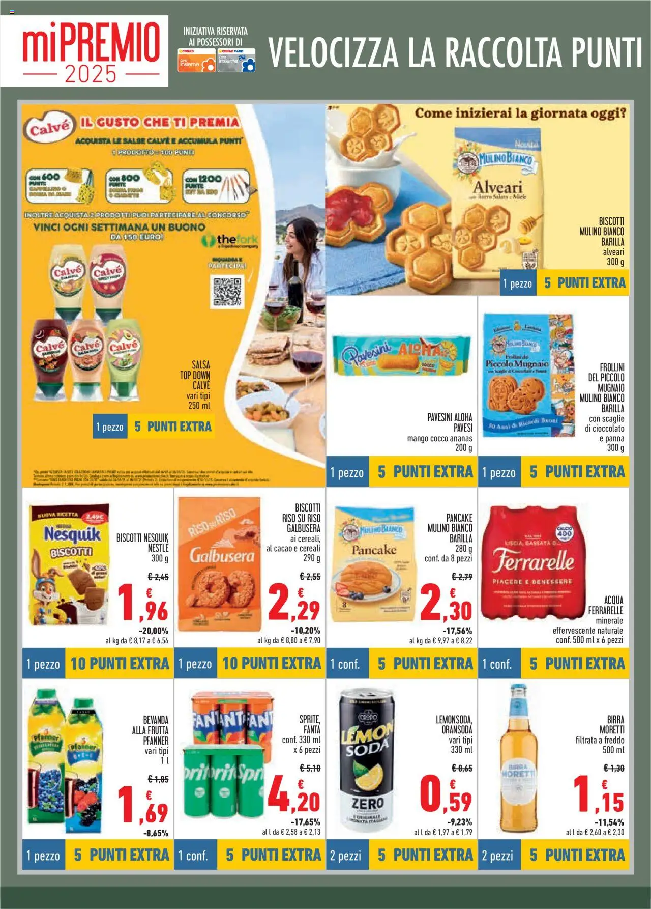 Volantino Conad del 17.07.2025 | Pagina: 6 | Prodotti: Panna, Ananas, Birra Moretti, Cocco