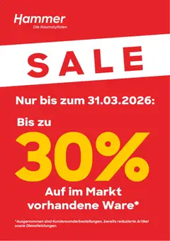 Hammer Zuhause Prospekt 	 ab 02.03.2026 gültig