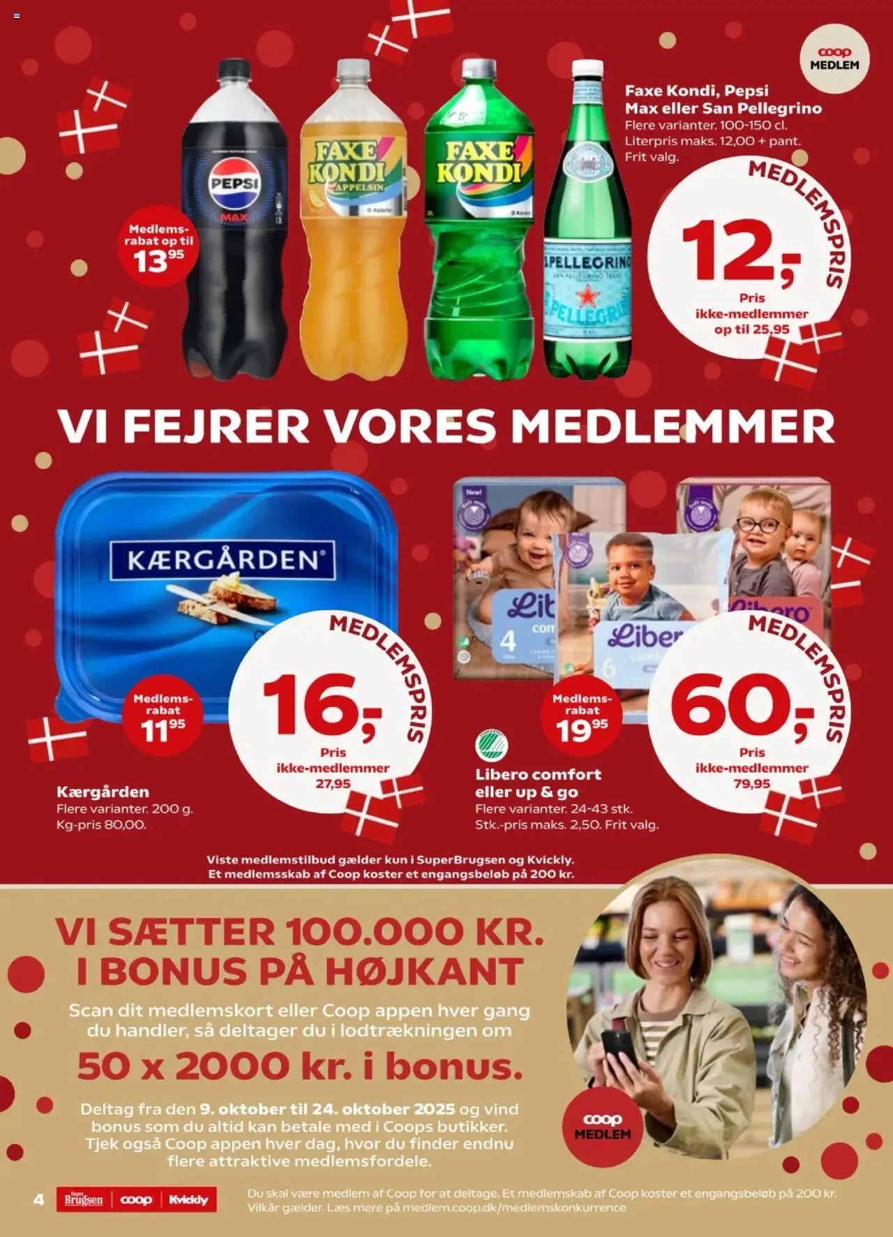Super Brugsen tilbudsavis – gyldig fra 10.10.2025 | Side: 4 | Produkter: Søm, Pepsi, Pepsi Max