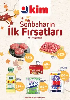 18.09.2025 tarihinden itibaren geçerli olan Kim Market kataloğu önizlemesi