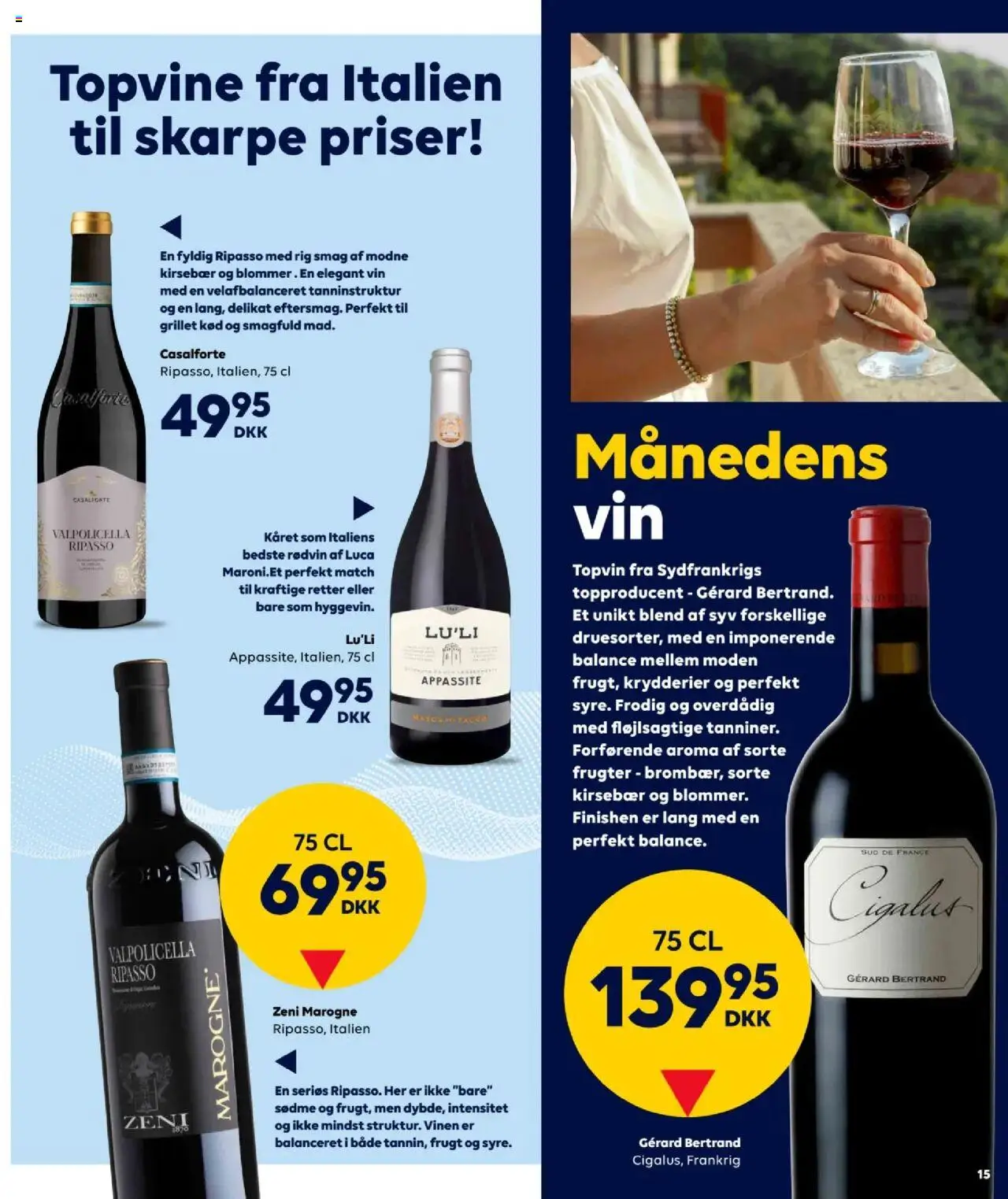 Bordershop Tilbudsavis gyldig fra 13.08.2025 | Side: 15 | Produkter: Vin, Kirsebær, Søm