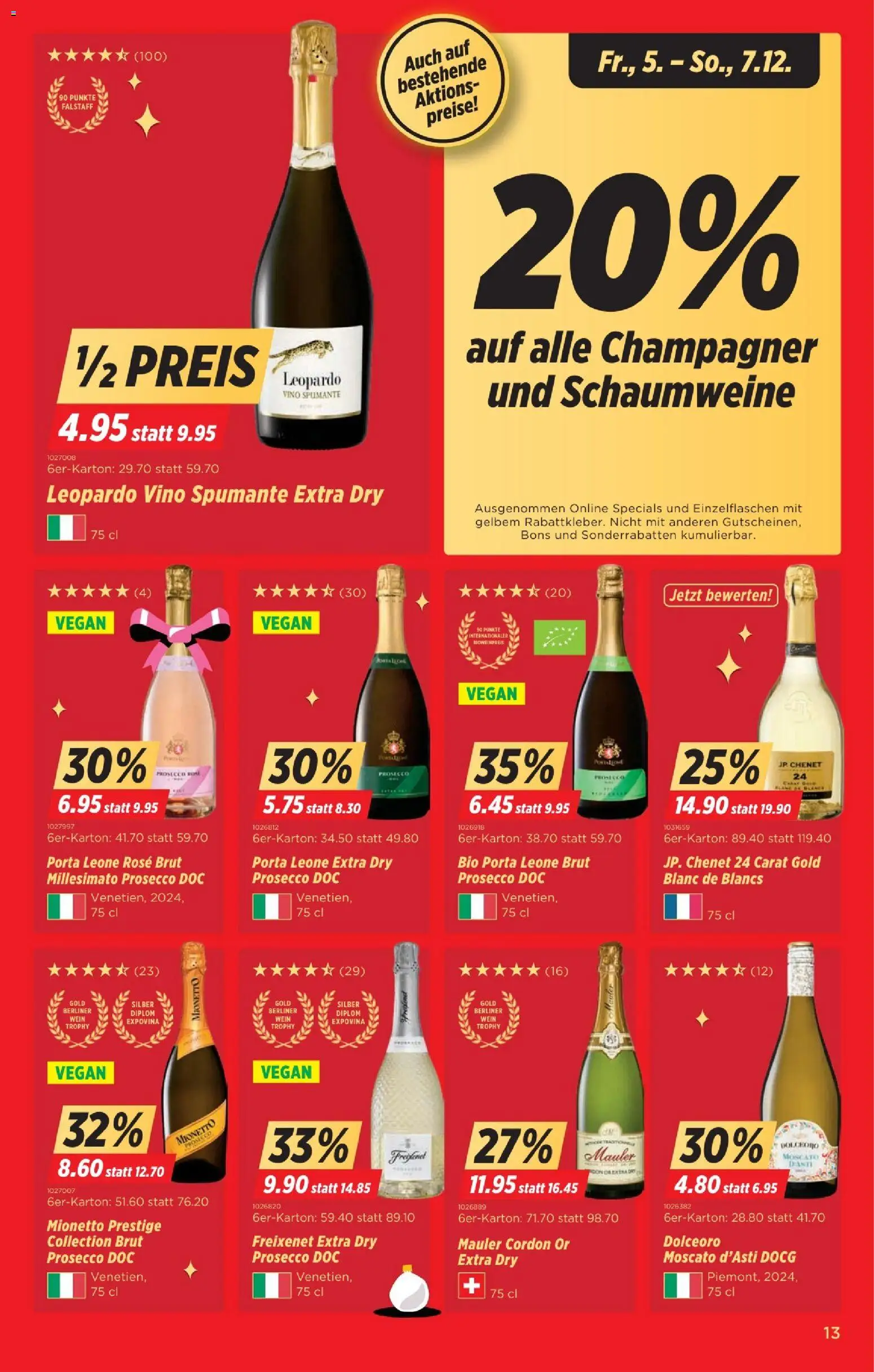 Denner Aktionen – gültig ab 02.12.2025 | Seite: 13 | Produkte: Wein